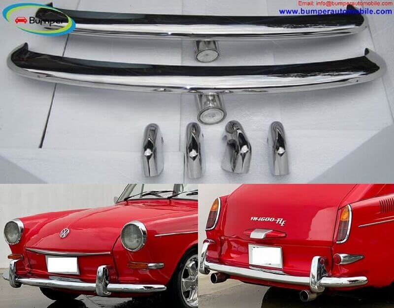 Volkswagen Type 3 bumper (1963–1969) by stainless steel  (VW Typ 3 S,Amravati,Cars,Spare Parts